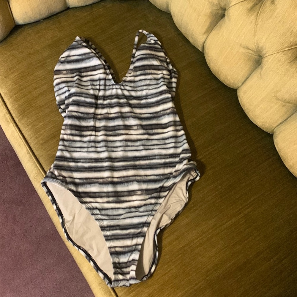 Animal print one piece, size L